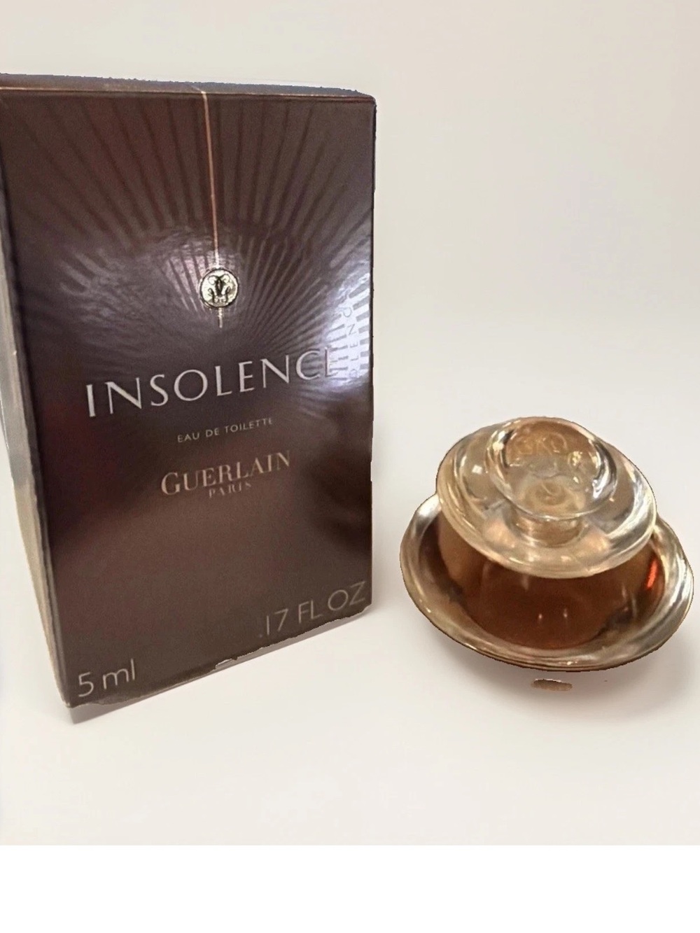 Insolence Guerlain EDT .17oz /5ml WomenS MINIATURE Collectible Vtg Rare NEW/FULL